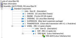 Bill of Materials Editor